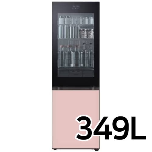 오브제컬렉션 모던엣지 노크온 냉장고 349L